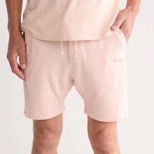 Twenty Montreal Men's Knit Drawstring Shorts in Pink Clay